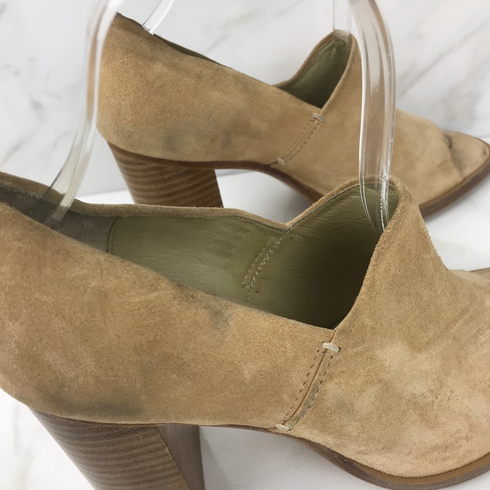 Rag & Bone Suede Stacked Block Heels Myra 37.5 - image 5